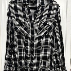 Express Plaid button down